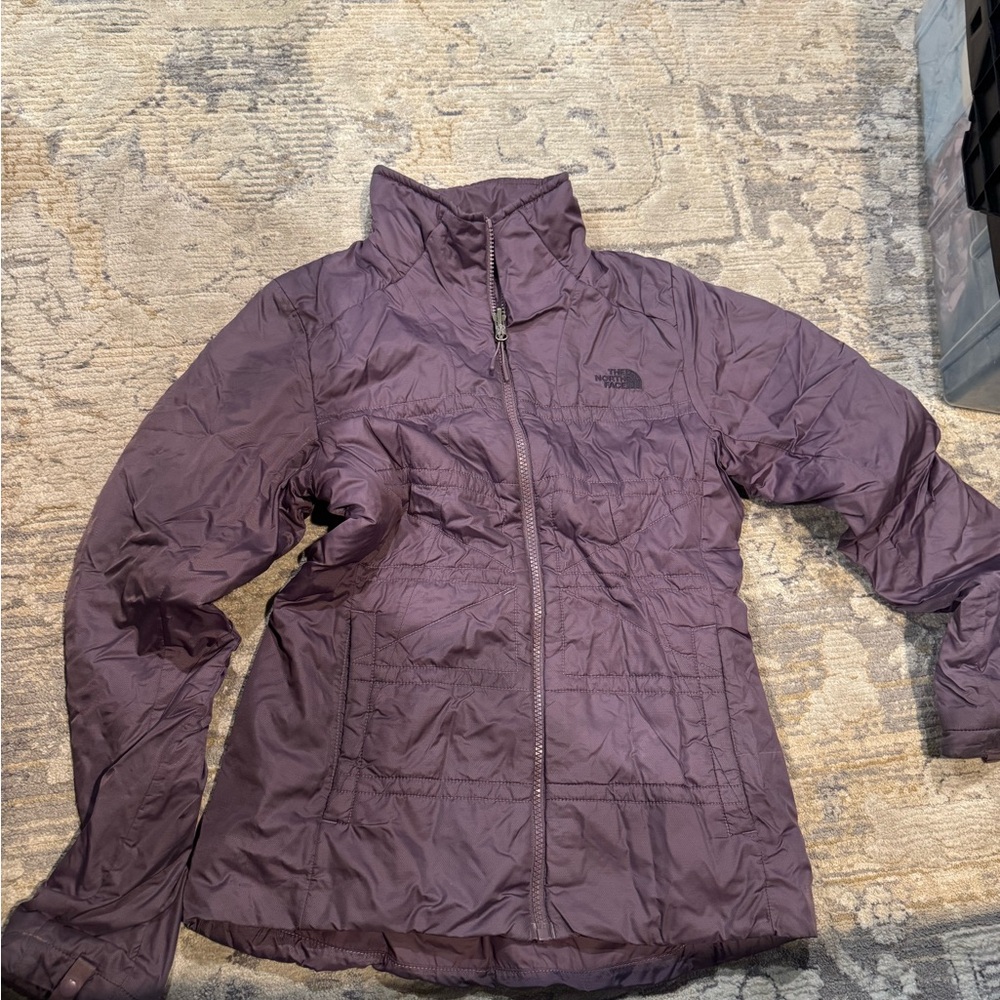 The North Face Purple Ski Jacket Insulated and Stylish